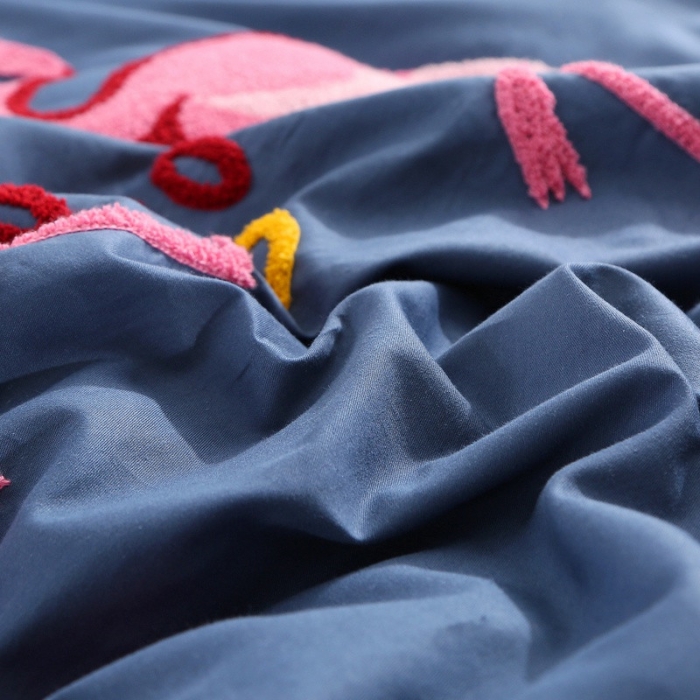 91家纺网 家纺一手货源 找家纺 13372田园风全棉毛巾绣四件套纯棉绣花四件套全棉刺绣四件套