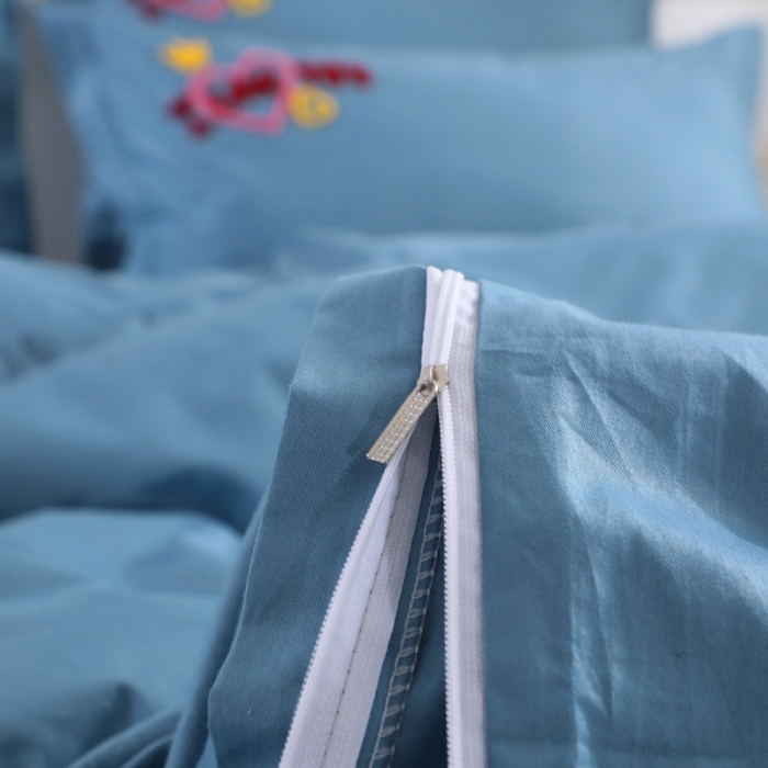 91家纺网 家纺一手货源 找家纺 13372田园风全棉毛巾绣四件套纯棉绣花四件套全棉刺绣四件套