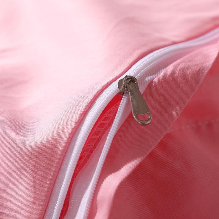 91家纺网 家纺一手货源 找家纺 玫瑰情缘玉色 2019新款柔丝棉提花四件套 纯棉全棉贡缎婚庆