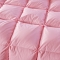 91家纺网 家纺一手货源 找家纺 富旺家纺 面包格羽绒被 粉色