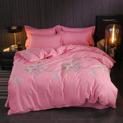 91家纺网 家纺一手货源 找家纺 （总）鼎飞 2019新款全棉印花磨毛四件套