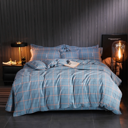 91家纺网 家纺一手货源 找家纺 （总）鼎飞 2019新款全棉印花磨毛四件套