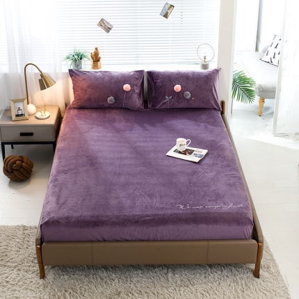 91家纺网 家纺一手货源 找家纺 （总）鼎飞 2019新款丽芙绒单品终版床笠