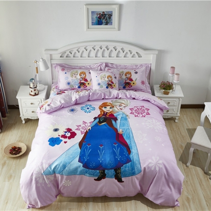 91家纺网 家纺一手货源 找家纺 （总）迪士尼家纺 2019新款亲肤棉平网聚酯纤维三四件套