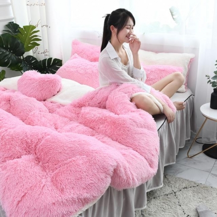 91家纺网 家纺一手货源 找家纺 （总）恋佳居 水貂绒四件套