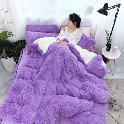 91家纺网 家纺一手货源 找家纺 （总）恋佳居 水貂绒四件套