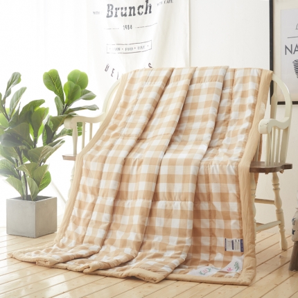 91家纺网 家纺一手货源 找家纺 （总）佑泽家纺 新款无印良品水洗棉夏被