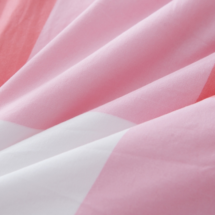 91家纺网 家纺一手货源 找家纺 佑泽家纺 新款无印良品水洗棉夏被 粉大格