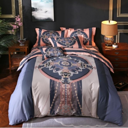 91家纺网 家纺一手货源 找家纺 （总）帅露家纺 2019新款13372平网印花四件套