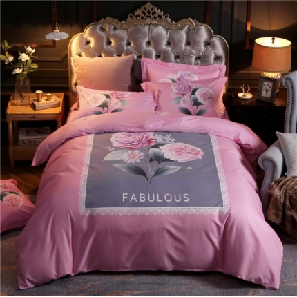 91家纺网 家纺一手货源 找家纺 （总）帅露家纺 2019新款13372平网印花四件套