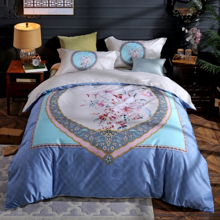 91家纺网 家纺一手货源 找家纺 （总）帅露家纺 2019新款13372平网印花四件套