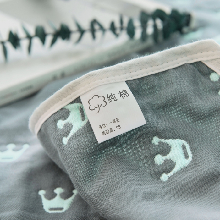 91家纺网 家纺一手货源 找家纺 朴尔家纺 夏季毛巾被纯棉毛毯被夏被毯子空调被 皇冠-灰