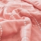 91家纺网 家纺一手货源 找家纺 朴尔家纺 夏季毛巾被纯棉毛毯被夏被毯子空调被时尚虚线-粉色
