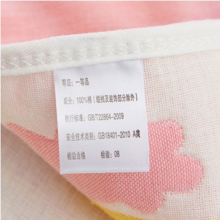 91家纺网 家纺一手货源 找家纺 朴尔全棉一对装成人情侣婴童学生六层纱布枕巾小猪琪琪粉