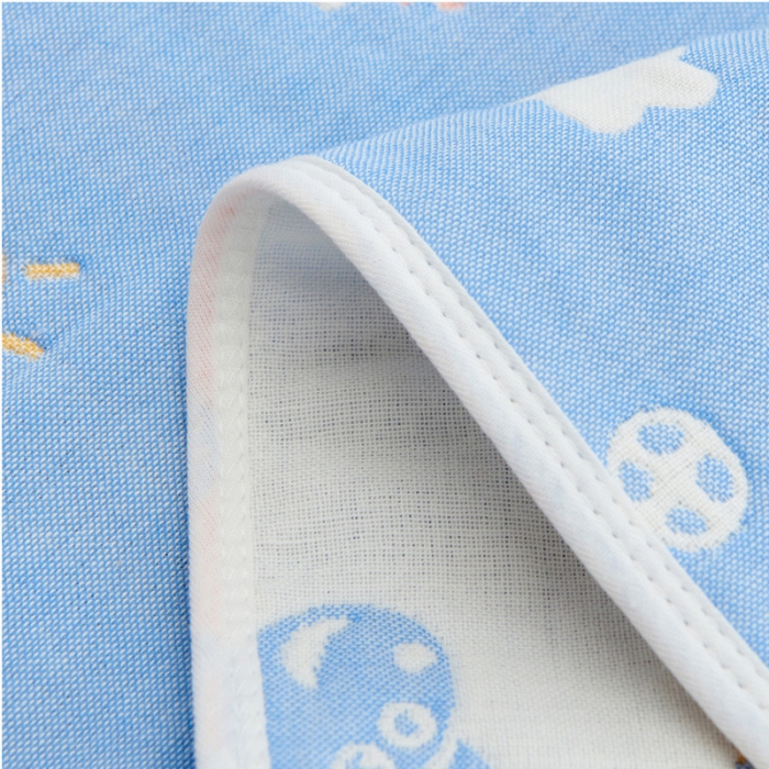 91家纺网 家纺一手货源 找家纺 朴尔全棉一对装成人情侣婴童学生六层纱布枕巾小猪琪琪兰