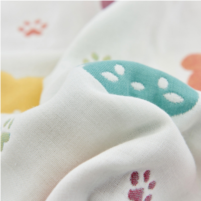 91家纺网 家纺一手货源 找家纺 朴尔全棉一对装成人情侣婴童单人学生男全棉六层纱布枕巾熊头