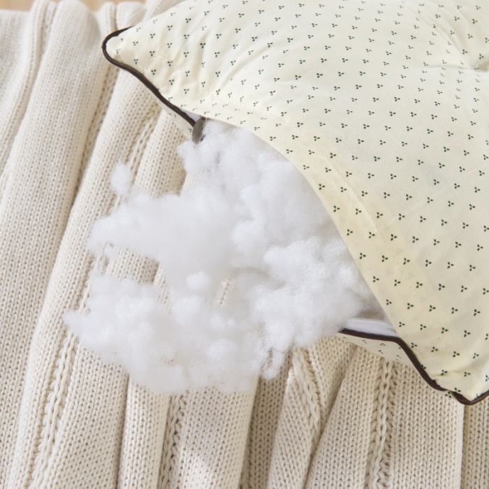 91家纺网 家纺一手货源 找家纺 乐秀家纺 儿童决明子枕珍珠棉枕芯30*50cm 枕头芯