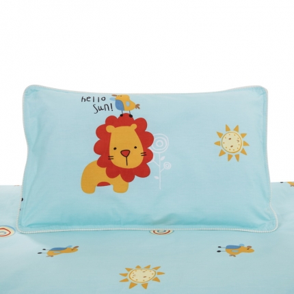 91家纺网 家纺一手货源 找家纺 乐秀家纺 2020新款大版定位40x60枕套 太阳之王