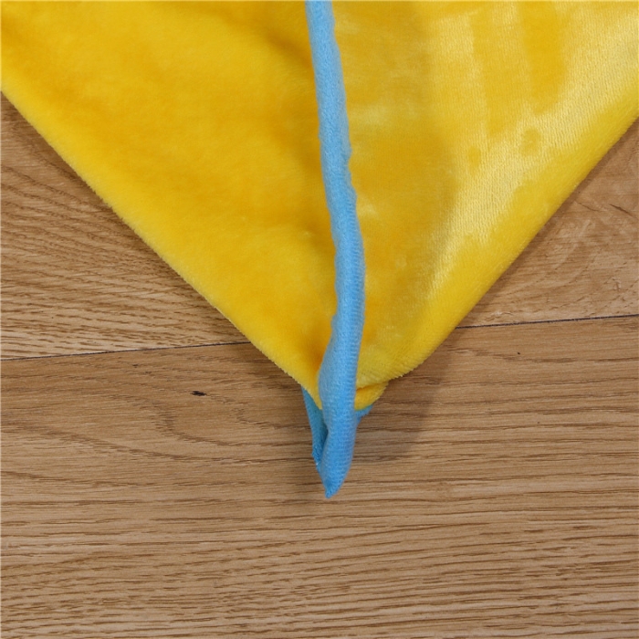 91家纺网 家纺一手货源 找家纺 茗婷家纺 2025双层定位儿童毯 围巾小熊