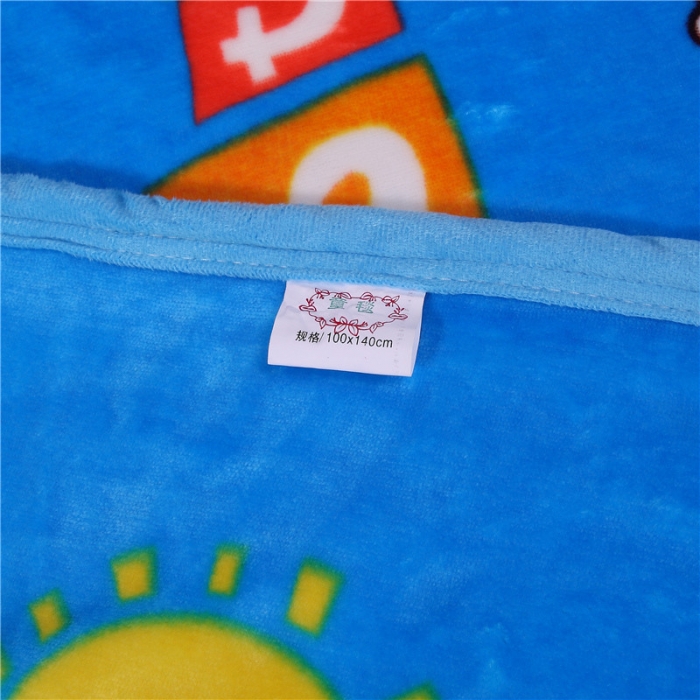 91家纺网 家纺一手货源 找家纺 茗婷家纺 2025双层定位儿童毯 围巾小熊