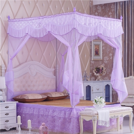 91家纺网 家纺一手货源 找家纺 (总)海虹蚊帐 8038款回底坐床式蚊帐