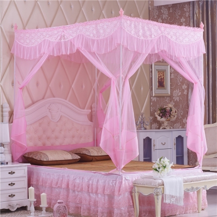 91家纺网 家纺一手货源 找家纺 (总)海虹蚊帐 8038款回底坐床式蚊帐