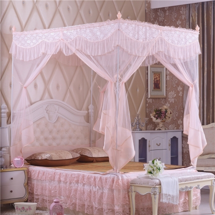 91家纺网 家纺一手货源 找家纺 (总)海虹蚊帐 8038款回底坐床式蚊帐