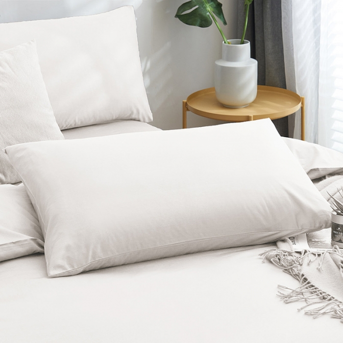 91家纺网 家纺一手货源 找家纺 欣喜来 2022新款40s简约全棉四件套床单款 白色