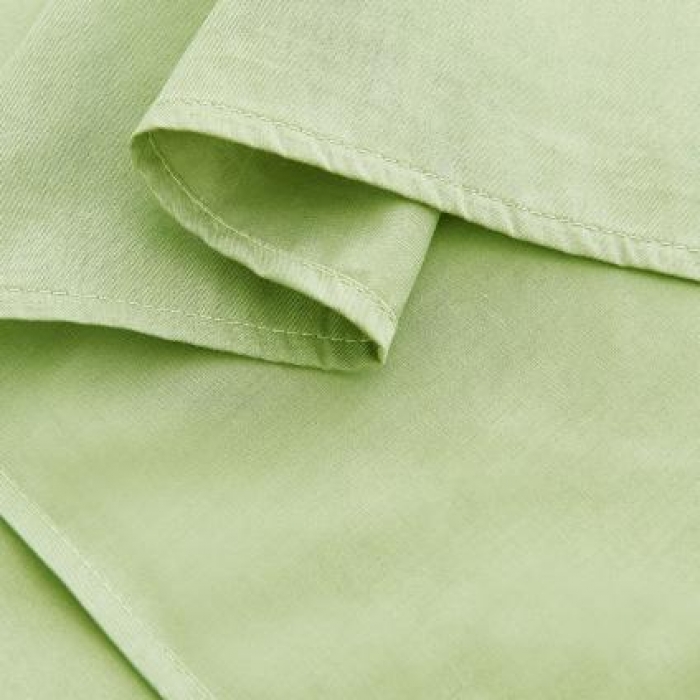 91家纺网 家纺一手货源 找家纺 欣喜来 2026新款40s简约全棉纯色单品床单 果绿