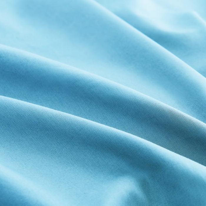 91家纺网 家纺一手货源 找家纺 欣喜来 2019新款40s简约全棉纯色单品床单 湖蓝