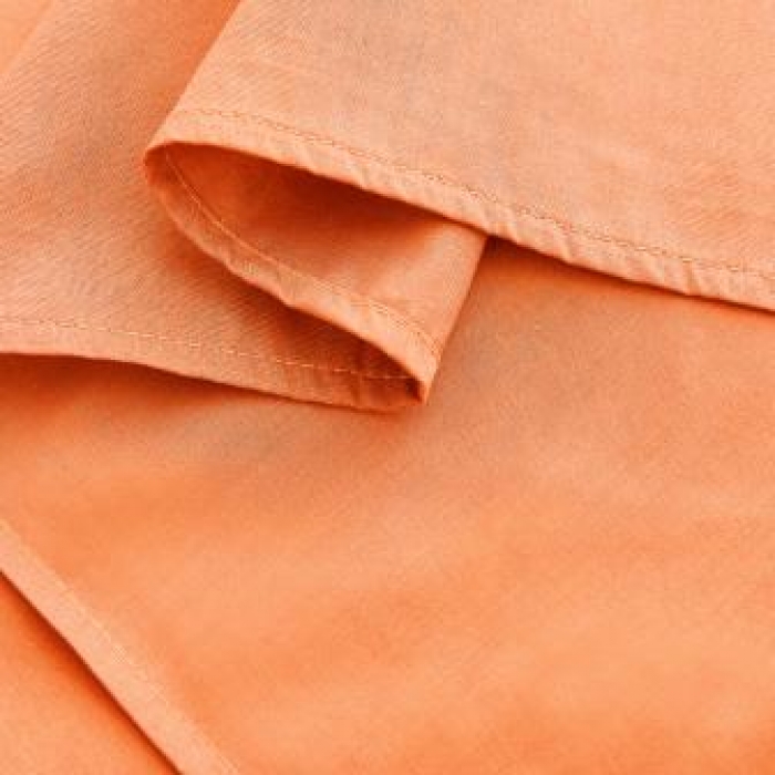 91家纺网 家纺一手货源 找家纺 欣喜来 2019新款40s简约全棉纯色单品床单 桔黄