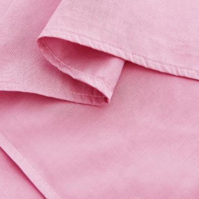 91家纺网 家纺一手货源 找家纺 欣喜来 2019新款40s简约全棉纯色单品床单 胭脂