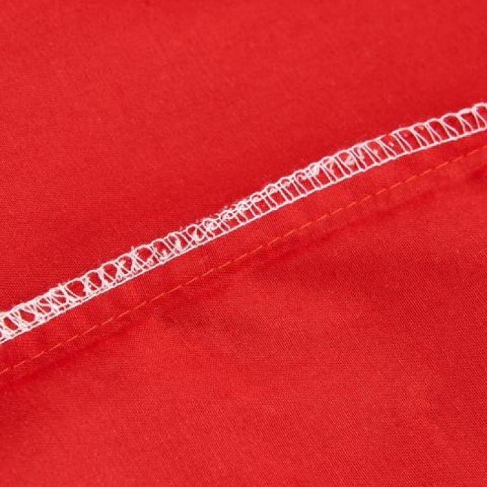 91家纺网 家纺一手货源 找家纺 欣喜来 2019新款40s简约全棉纯色单品被套 大红