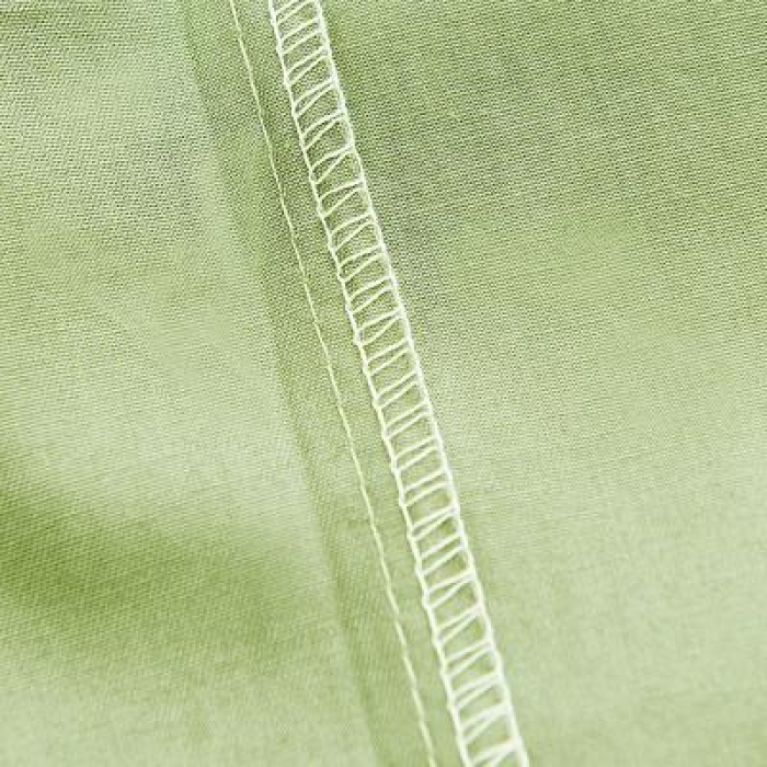 91家纺网 家纺一手货源 找家纺 欣喜来 2019新款40s简约全棉纯色单品被套 果绿