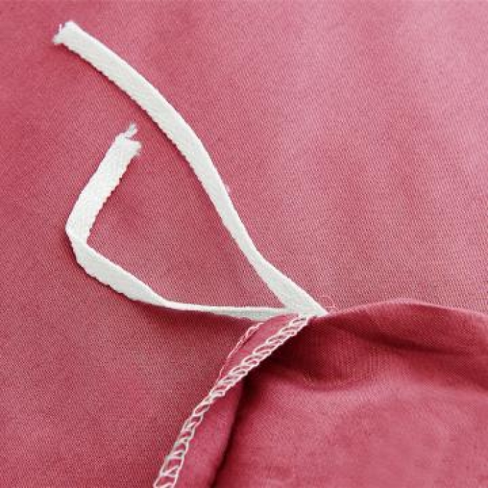 91家纺网 家纺一手货源 找家纺 欣喜来 2019新款40s简约全棉纯色单品被套 酒红