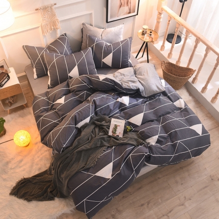 91家纺网 家纺一手货源 找家纺 （总）金奇达 2019新款功能型A棉B绒保暖四件套