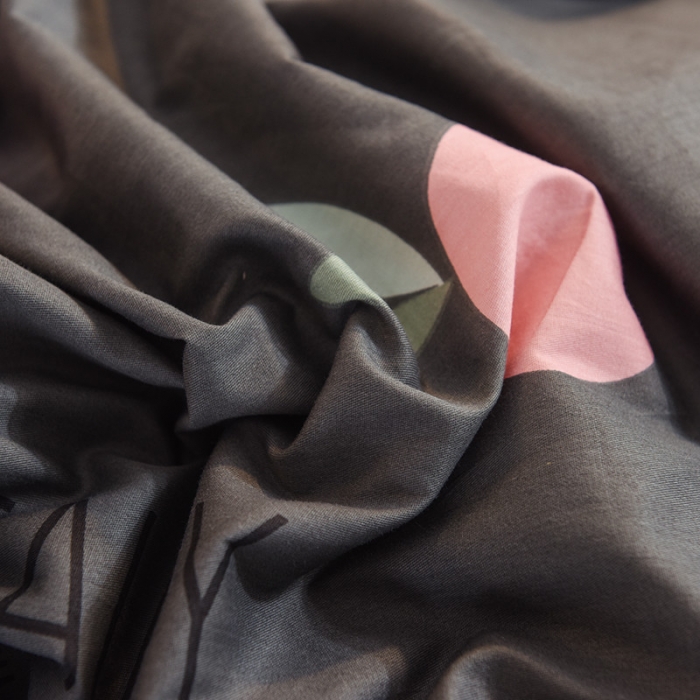 91家纺网 家纺一手货源 找家纺 金奇达 2019新款功能型A棉B绒保暖四件套 完美橙