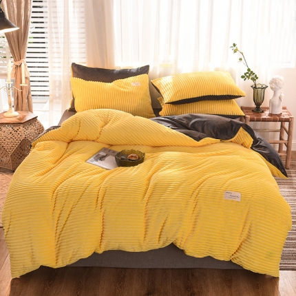 91家纺网 家纺一手货源 找家纺 （总）金奇达 2019新款魔法绒四件套