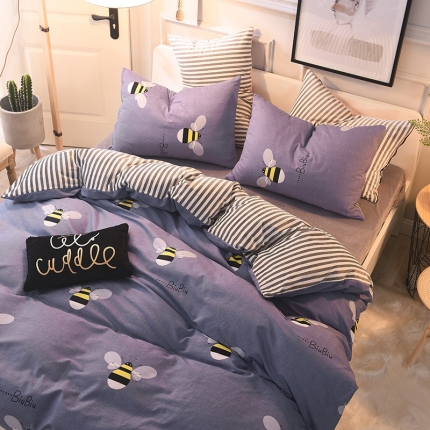 91家纺网 家纺一手货源 找家纺 （总）金奇达 2019新款魔暖绒四件套