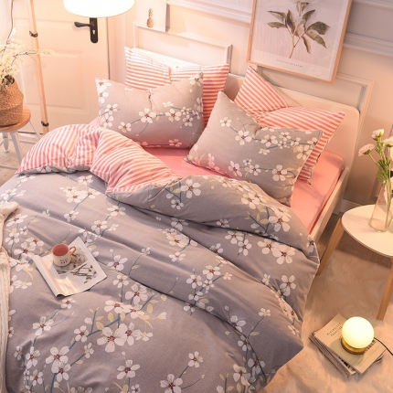 91家纺网 家纺一手货源 找家纺 （总）金奇达 2019新款魔暖绒四件套