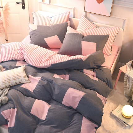 91家纺网 家纺一手货源 找家纺 （总）金奇达 2019新款魔暖绒四件套