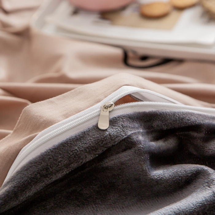 91家纺网 家纺一手货源 找家纺 金奇达 2019新款A棉B绒四件套 天仙醉