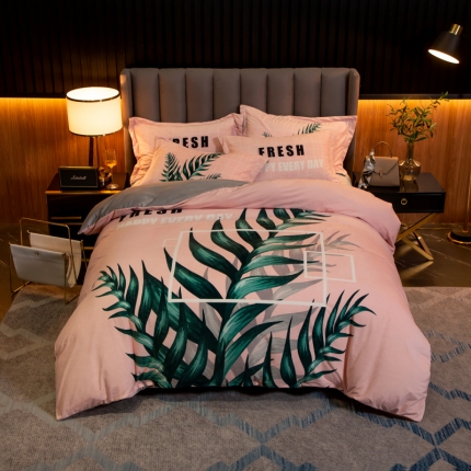 91家纺网 家纺一手货源 找家纺 （总）金奇达 2019大版数码花卉系列宝宝绒四件套