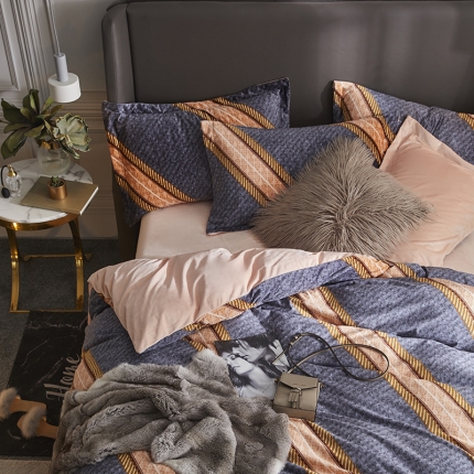 91家纺网 家纺一手货源 找家纺 （总）金奇达 2019新款宝宝绒四件套自然光图