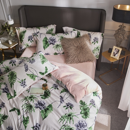 91家纺网 家纺一手货源 找家纺 （总）金奇达 2019新款宝宝绒四件套自然光图