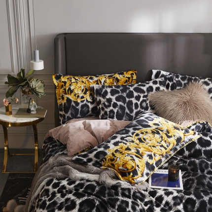 91家纺网 家纺一手货源 找家纺 （总）金奇达 2019新款宝宝绒四件套自然光图