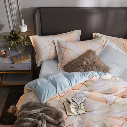 91家纺网 家纺一手货源 找家纺 （总）金奇达 2019新款宝宝绒四件套自然光图