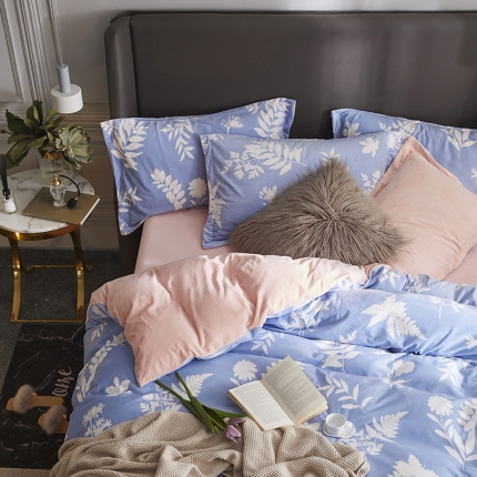 91家纺网 家纺一手货源 找家纺 （总）金奇达 2019新款宝宝绒四件套自然光图