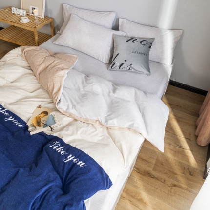 91家纺网 家纺一手货源 找家纺 （总）金奇达 2019拉舍尔水洗棉绒四件套