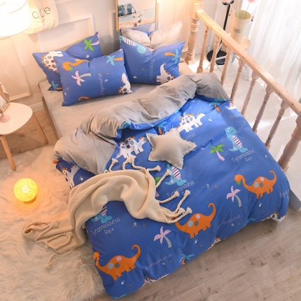 91家纺网 家纺一手货源 找家纺 （总）金奇达 2019新款功能型A棉B绒保暖四件套